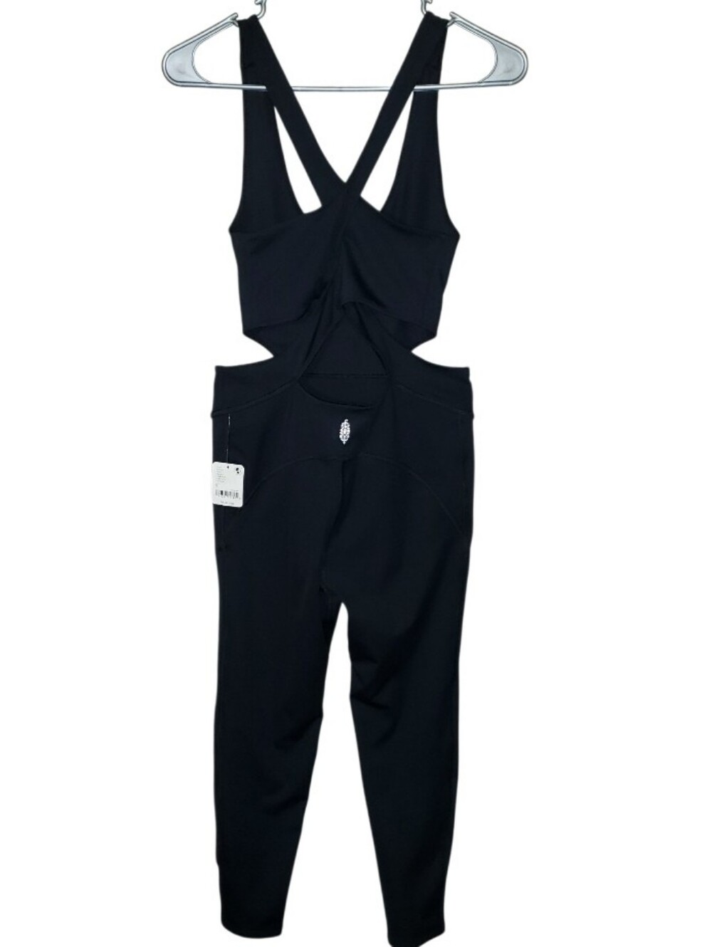 Free People Black Strappy Cutout Jumpsuit - Picture 5 of 13